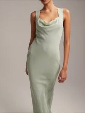 ASOS green maxi dress